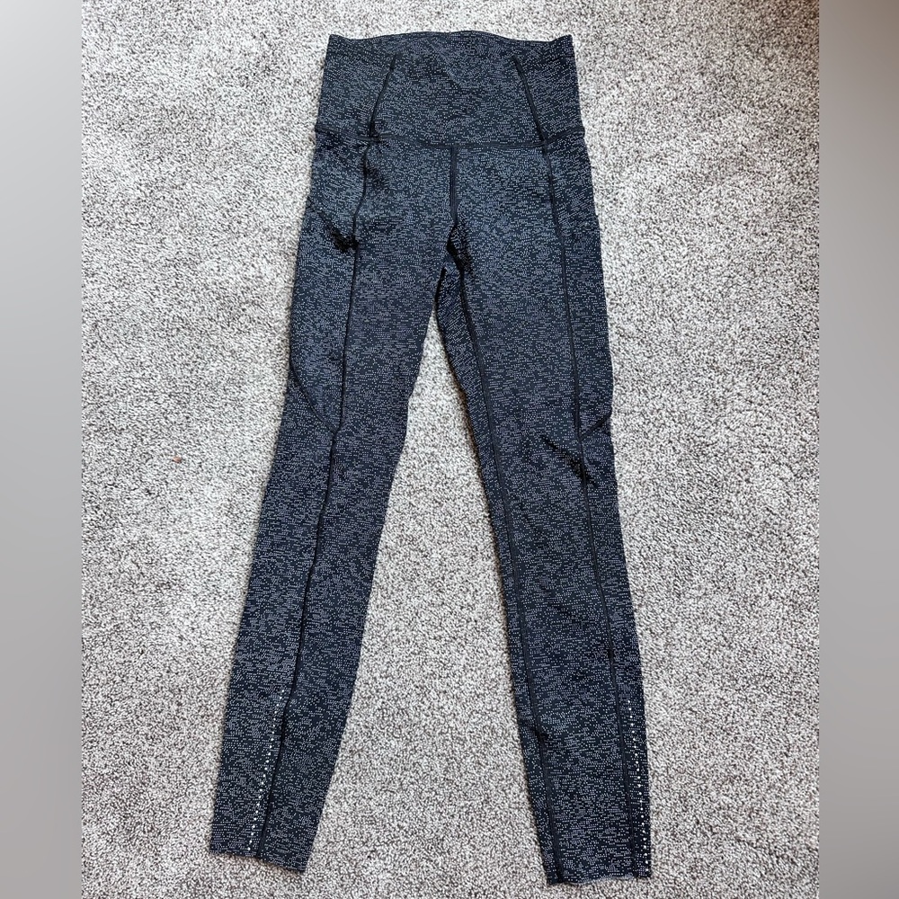 Reflective Lululemon Fast And Free High Rise Leggings | size 2 |